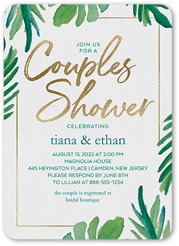 Couples Bridal Shower Invitation