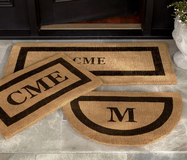 Monogrammed Doormat