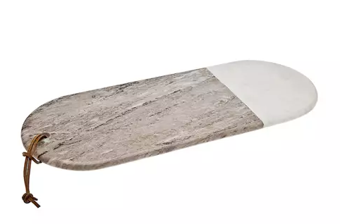 goodness & grace Marble Two Tone Oval Cheese Board