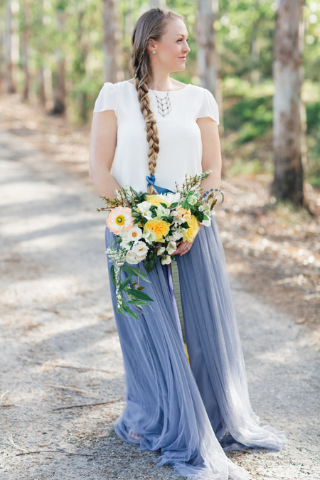 Trendy Bridal Bouquet | Bridal Bouquets with Branches