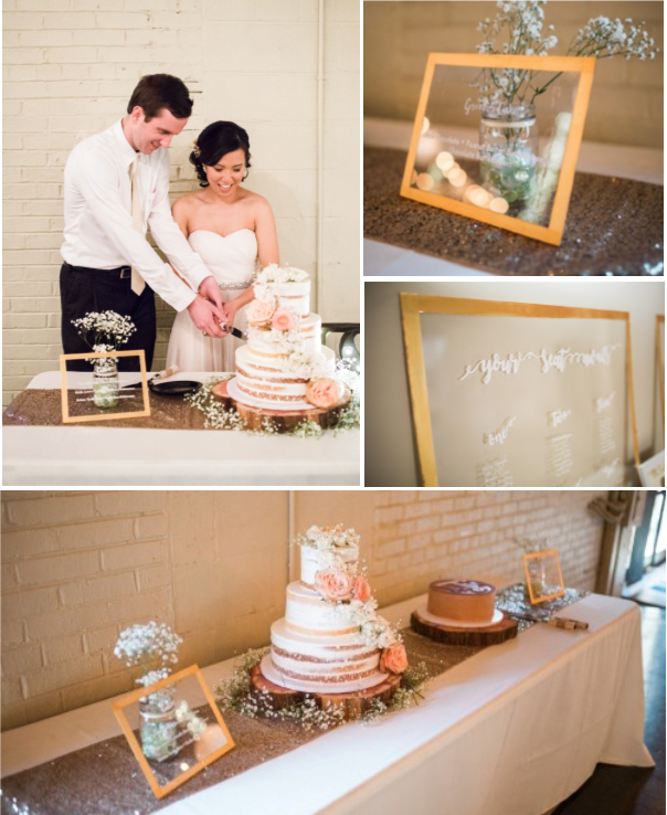 Acing Your DIY Wedding | Stunningly Simple Window-Pane DIY Seating Charts and Cake Signage