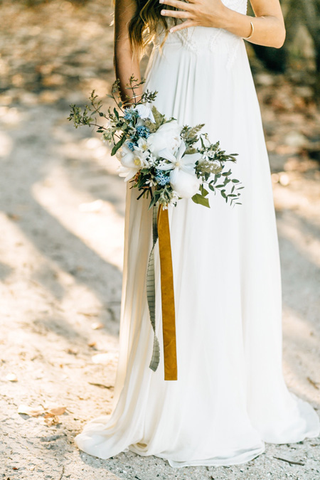 2017 Bridal Bouquet Trends | Bouquet with Textured Ribbon