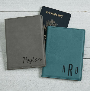 Personalized Gifts for Your Bridal Party | Leatherette Passport Holder