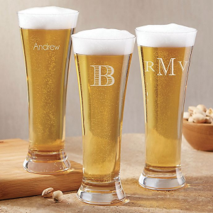 Personalized Gifts for Your Bridal Party | Pilsner Glass