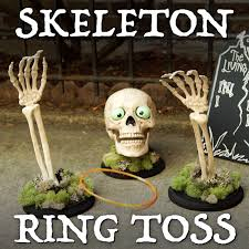 Skeleton Ring Toss | Co-ed Halloween Wedding Shower Game 