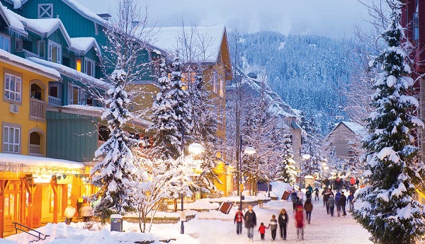 Winter Honeymoon Destinations | Whistler Village, Vancouver, BC