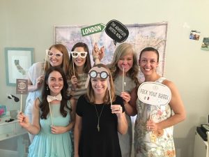Wedding Shower | Travel-Themed Photo Booth