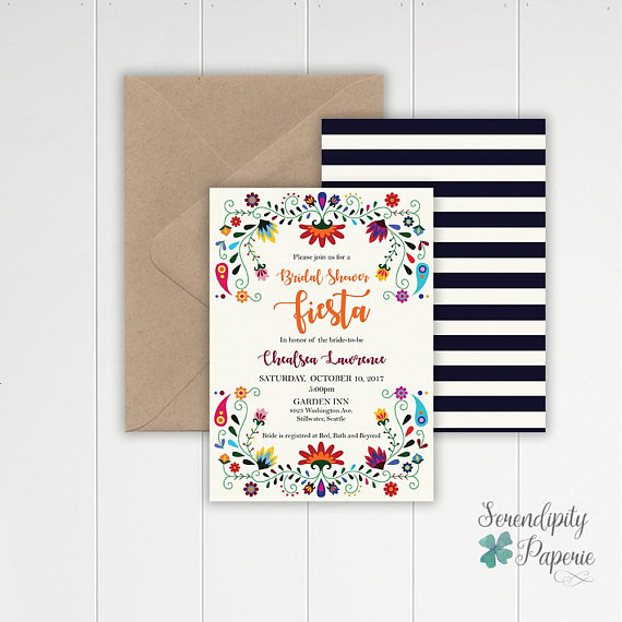 Honeymoon Bridal Shower | Invitations