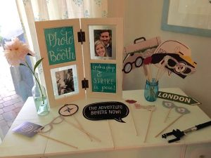 Travel-Themed Shower Photo Booth | Prop Ideas