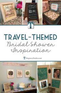 Travel-Themed Bridal Shower Inspiration from RegistryFinder.com