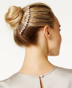 Josette rhinestone French twist comb from Macy’s | Bridal Head pieces from Macy’s