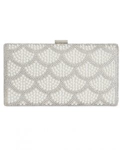 INC Kelli Pearl Clutch from Macy’s