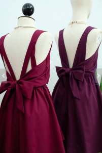 Affordable Handmade Bridesmaid Dresses from Etsy | Plum Party Dress