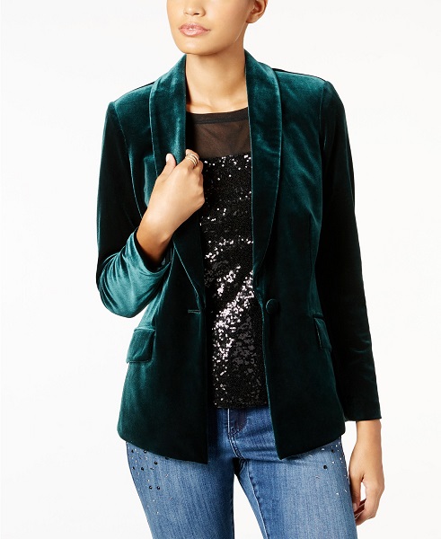 Winter Wedding Accessories | Velvet Blazer