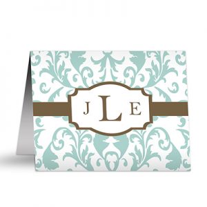 A Guide to Thank You Notes | Monogrammed thank you note from Personalization Mall