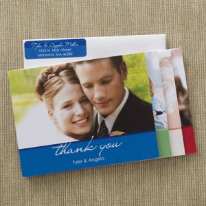 A Guide to Thank You Notes | Wedding photo thank you note