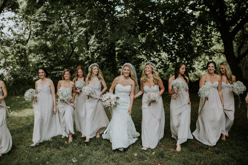 Neutral Bridesmaid Dresses