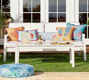 Pottery Barn and Lilly Pulitzer | Outdoor Sofa