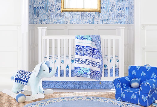 Lilly pulitzer best sale crib bedding