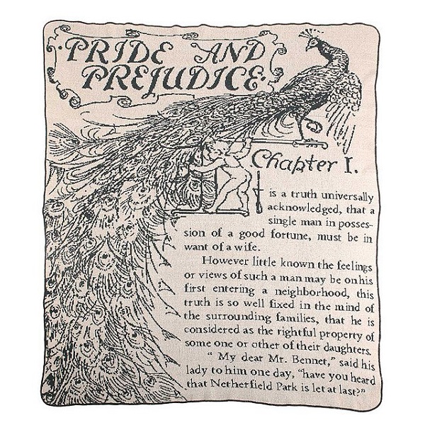 Pride and Prejudice throw blanket Uncommon Goods