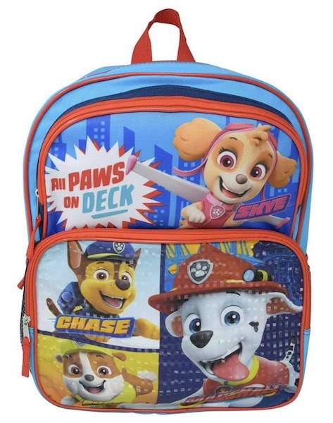 paw patrol backpack