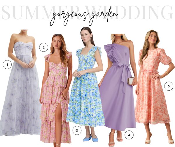 Summer Daytime Wedding Lookbook: Gorgeous Garden