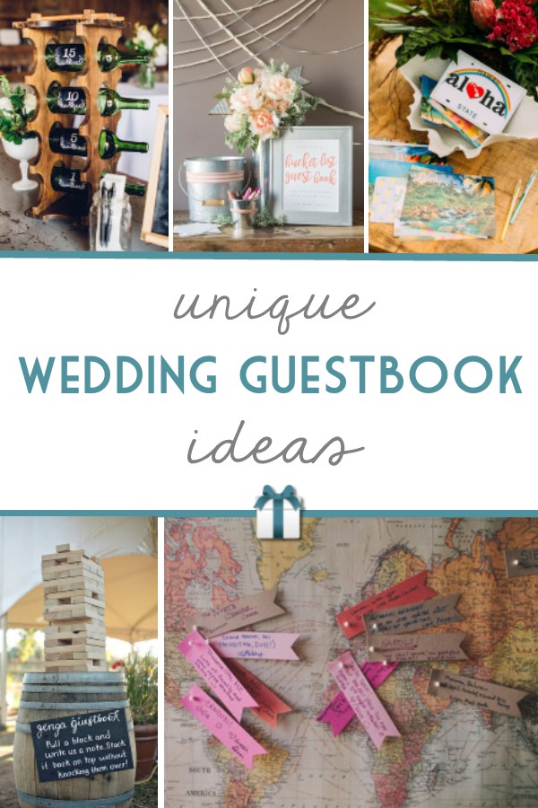 Make your wedding guestbook as unique as your big day with these fun and creative alternatives for the non-traditional couple!