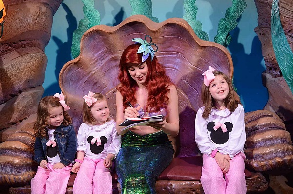 Disney travel tips | Meet ariel the little mermaid at Disney World