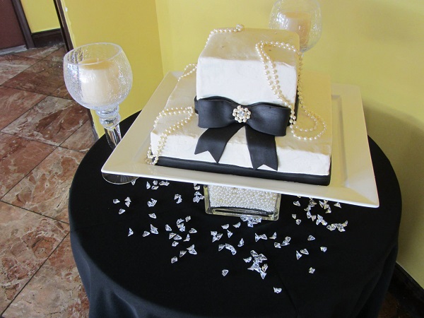 Breakfast at Tiffany's Bridal Shower Cake 