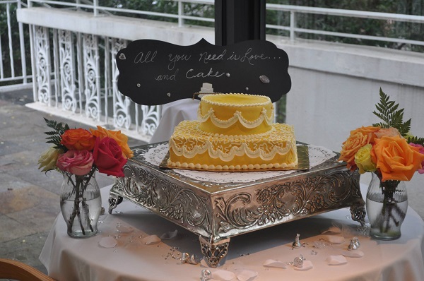 English Tea Bridal Shower Cake