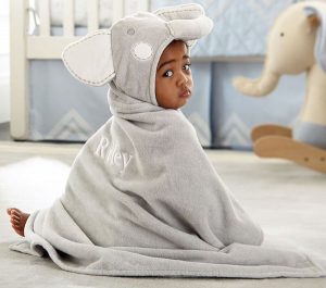 Pottery barn kids hooded towels