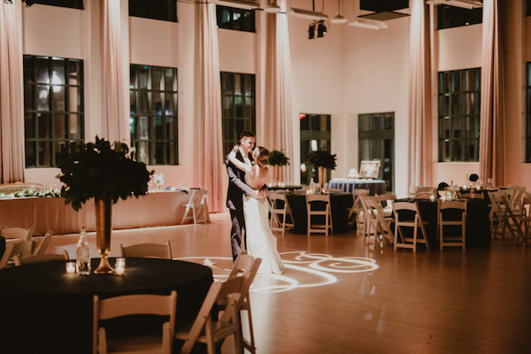 Private last dance wedding reception