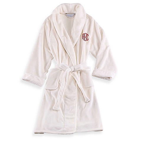 Wamsutta Personalized Plush Initial Robe | Spa Bathroom Tips