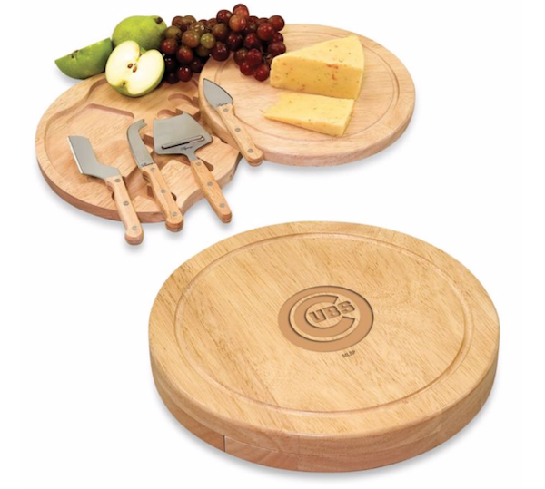 Picnic Time® Engraved MLB Chicago Cubs Circo Cheese Board Set