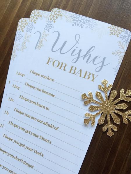 Baby Shower Wish Cards