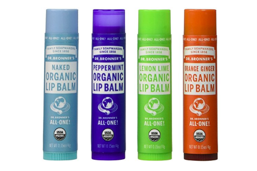 College Winter Essentials | Dr. Bronner’s Chapstick