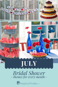 July bridal shower ideas