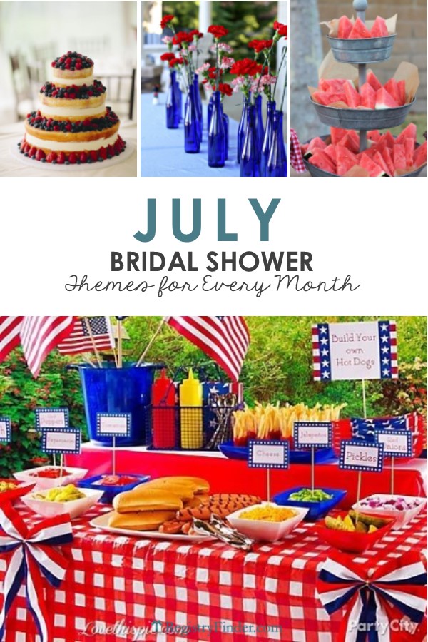 July Bridal Shower Theme Ideas from RegistryFinder.com