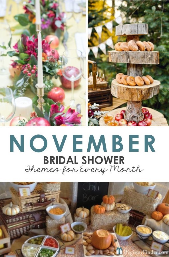 November Bridal Shower Ideas by RegistryFinder.com