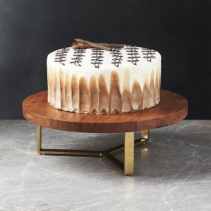 Everyone needs a sturdy cake stand, even a couple on their second marriage!