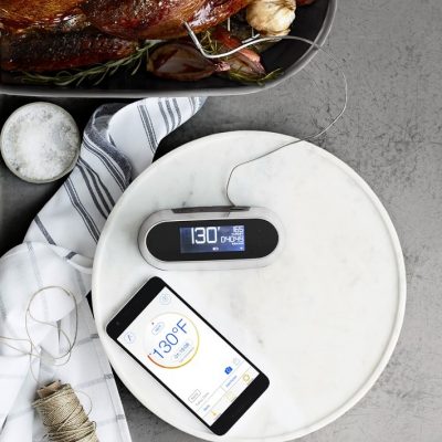 Home cooking gets a major upgrade when you gift a couple on their second marriage a smart thermometer.