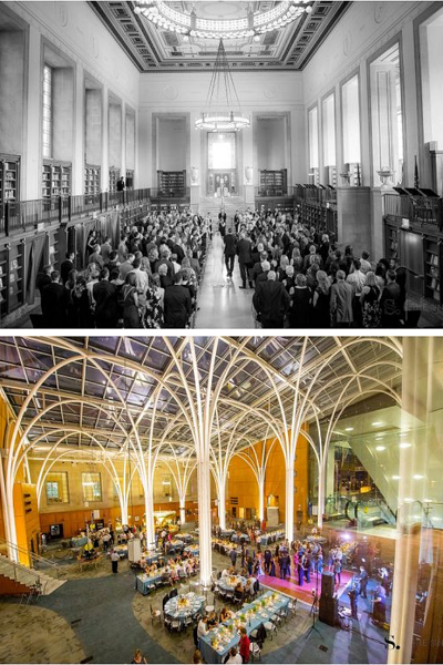 Wedding at a Library 