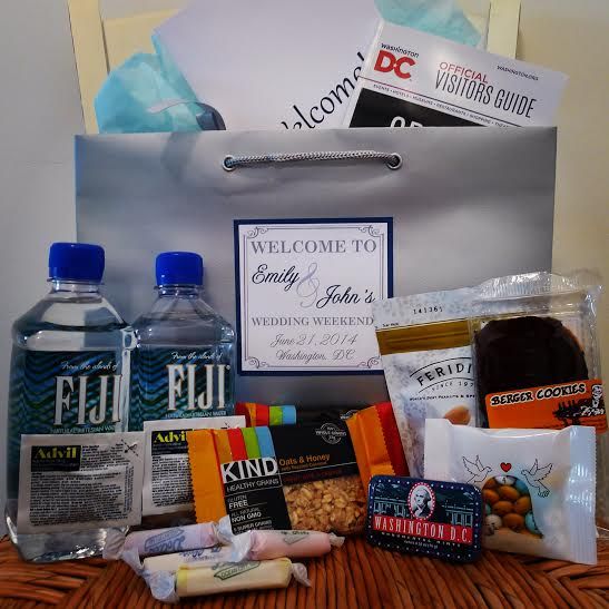 Wedding Week Welcome Bags | Snacks + Drinks