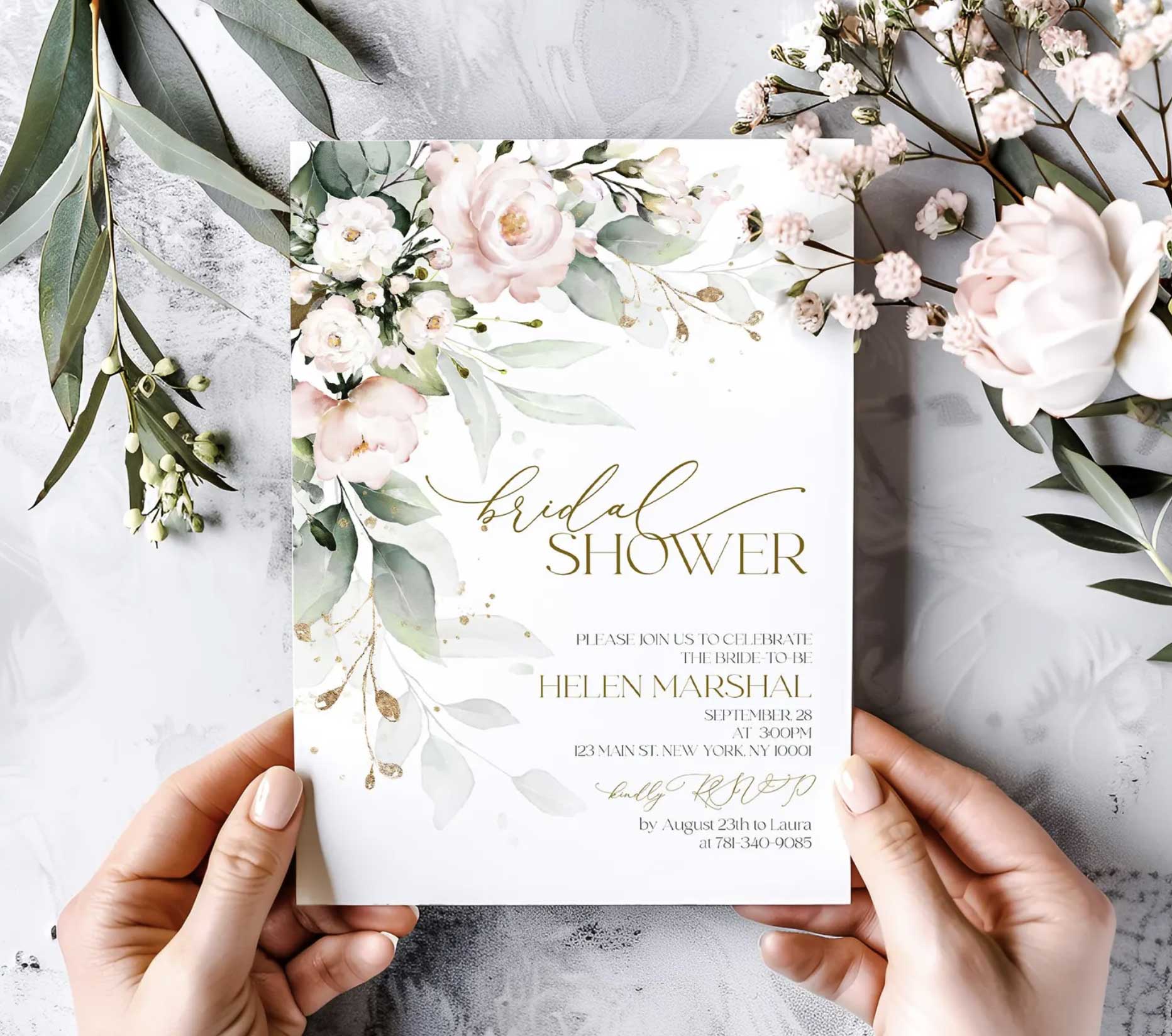 bridal shower invite