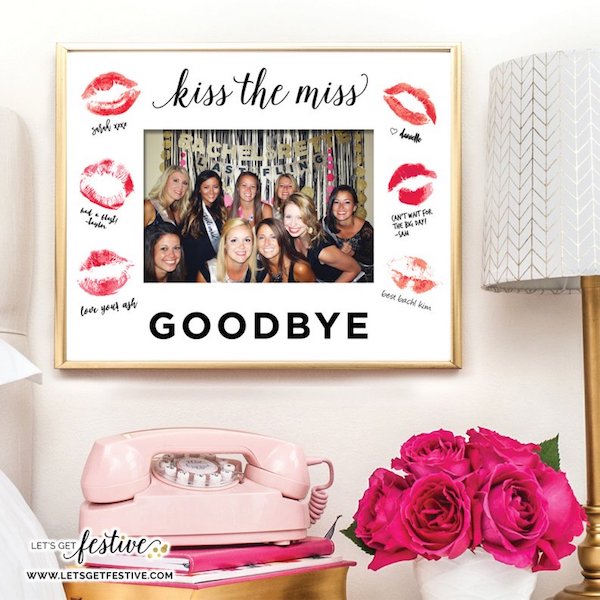 Meaningful Gifts from Bridal Party | Bridesmaid Frame