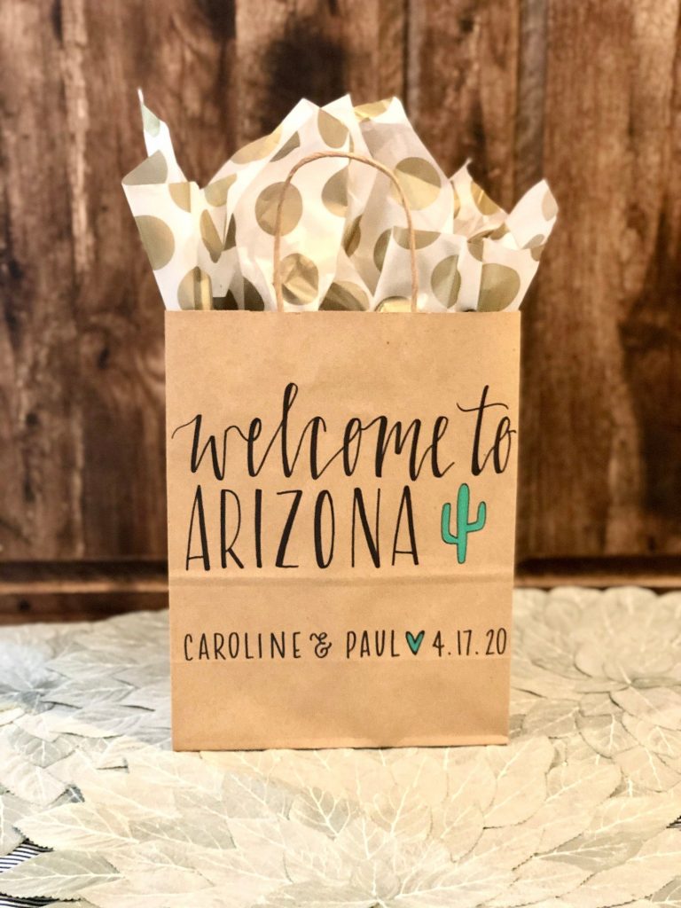 welcome bag for wedding guest 