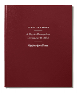 There’s no shortage of paper anniversary gifts, including this journalistic approach that commemorates your special day with The New York Times.