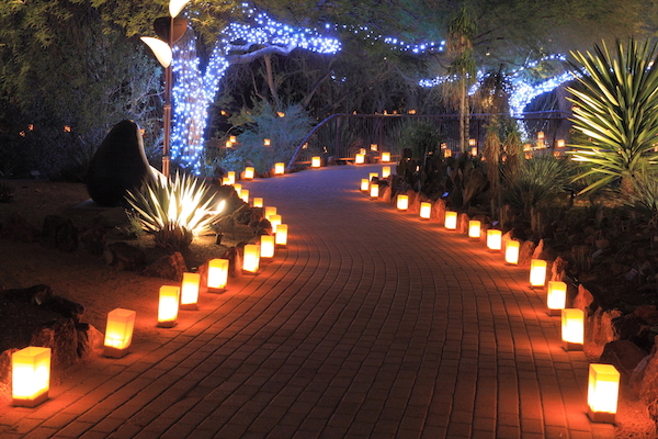 Create candlelit pathways for your ceremony and reception