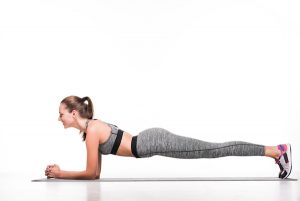 wedding workout - plank with side-to-side dips