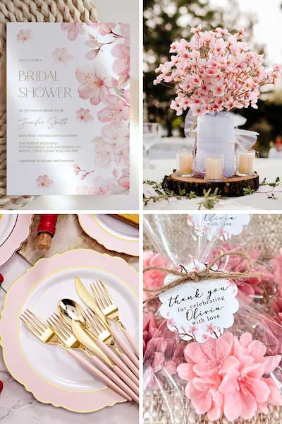 Cherry Blossoms Bridal Shower Theme